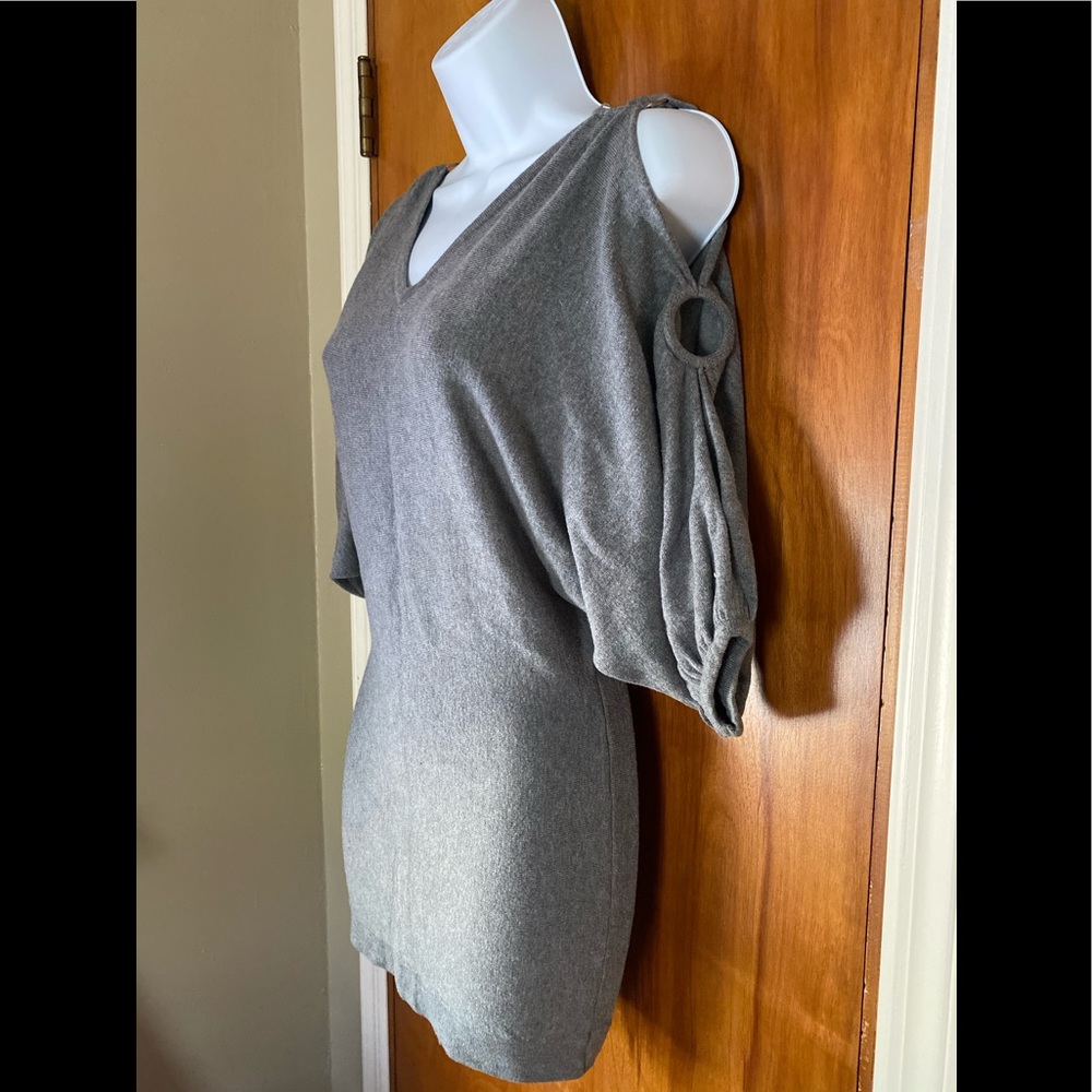 Cold shoulder tunic